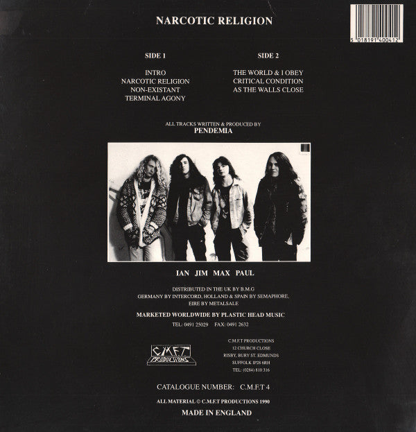 Pendemia : Narcotic Religion (LP, Album)