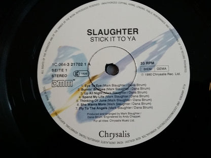 Slaughter : Stick It To Ya (LP, Album)