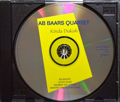 Ab Baars Quartet : Kinda Dukish (CD, Album)