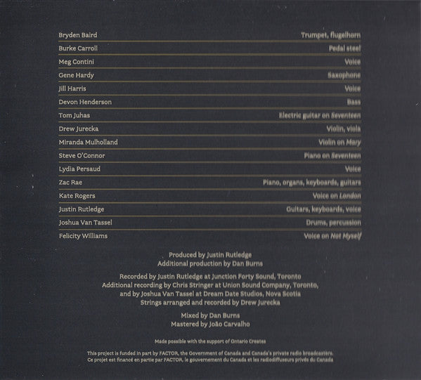 Justin Rutledge : Something Easy (CD, Album)