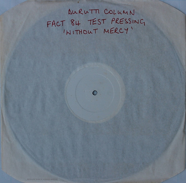 The Durutti Column : Without Mercy (LP, Album, W/Lbl)