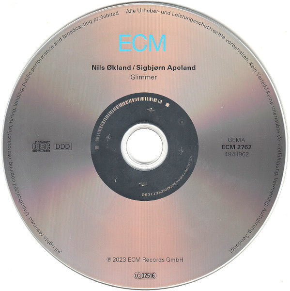 Nils Økland / Sigbjørn Apeland : Glimmer (CD, Album)