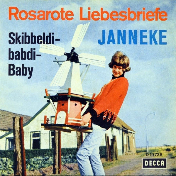Janneke Peper : Rosarote Liebesbriefe / Skibbeldibabdi-Baby (7", Single)