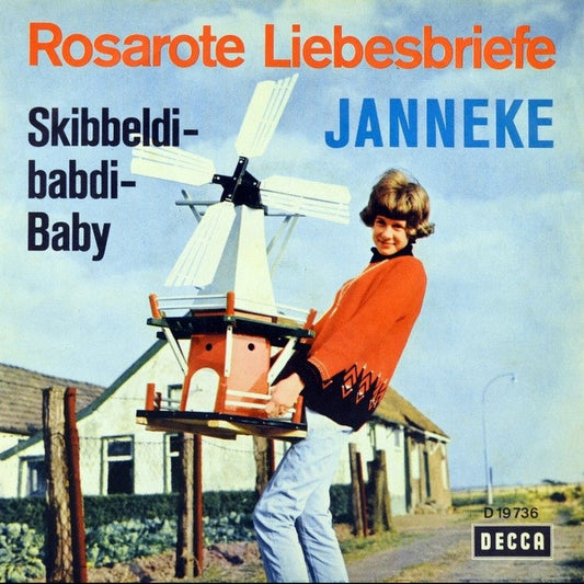 Janneke Peper : Rosarote Liebesbriefe / Skibbeldibabdi-Baby (7", Single)
