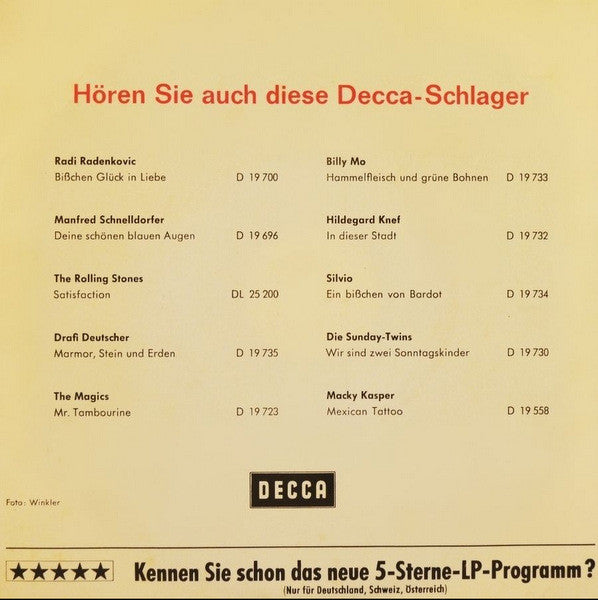 Janneke Peper : Rosarote Liebesbriefe / Skibbeldibabdi-Baby (7", Single)