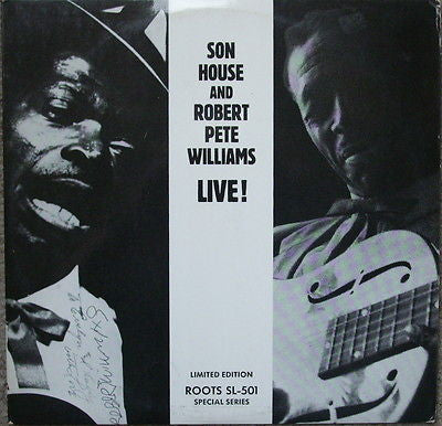 Son House And Robert Pete Williams : Live! (LP, Ltd)