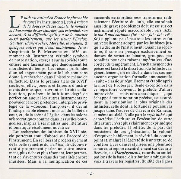 Ennemond Gaultier, Hopkinson Smith : Piéces De Luth Du Vieux Gaultier (CD, Album)