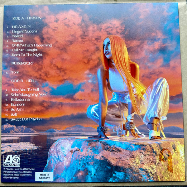 Ava Max : Heaven & Hell (LP, Album, Ltd, RE, Cle)