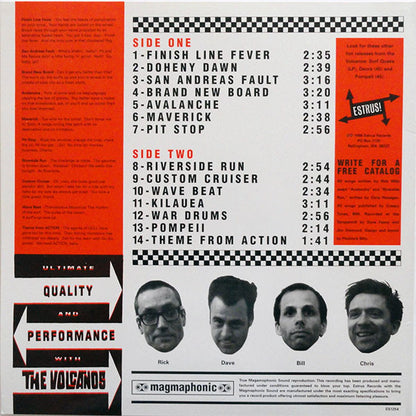 The Volcanos : Finish Line Fever (LP, Album)