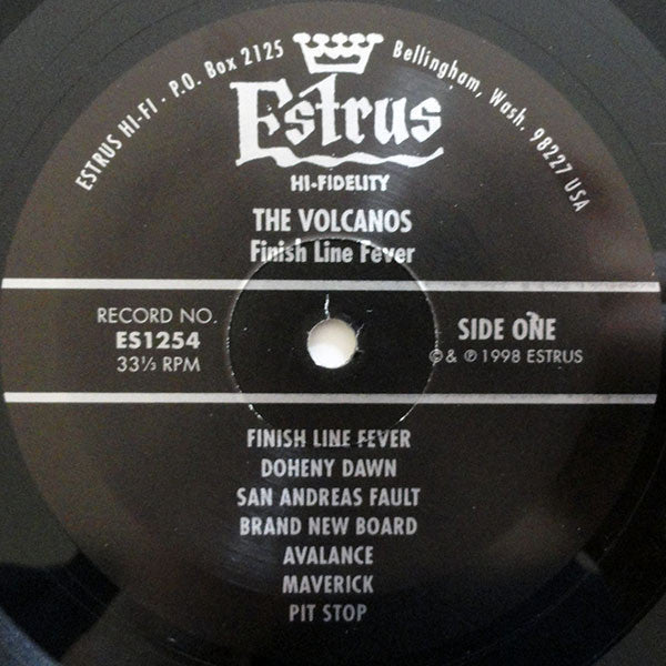 The Volcanos : Finish Line Fever (LP, Album)