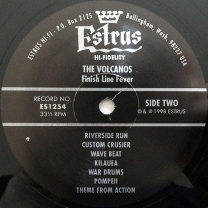 The Volcanos : Finish Line Fever (LP, Album)