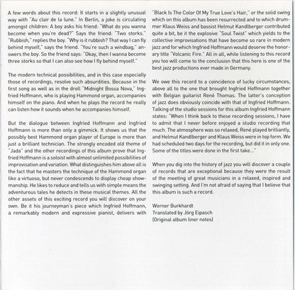 Ingfried Hoffmann : Hoffmann's Hammond Tales (CD, Album, RE, RM)