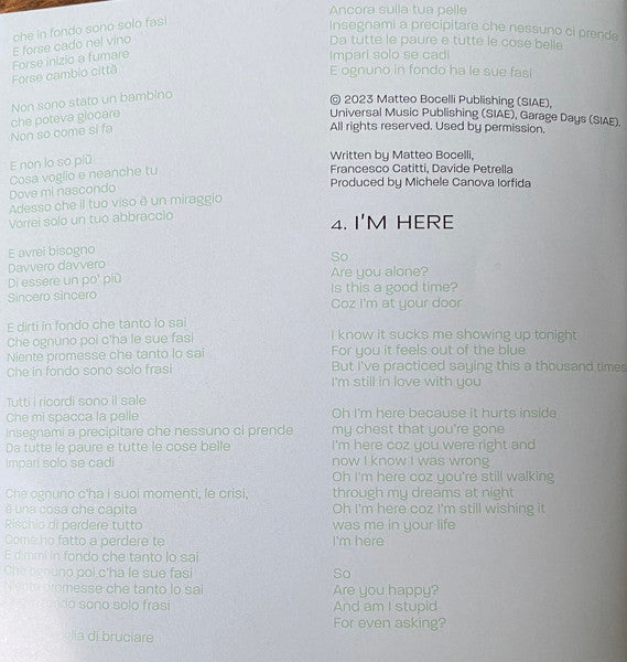 Matteo Bocelli : Matteo (CD, Album)