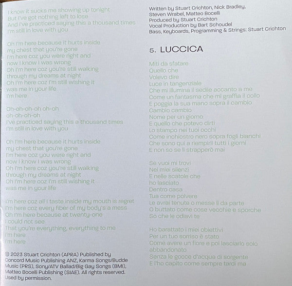 Matteo Bocelli : Matteo (CD, Album)