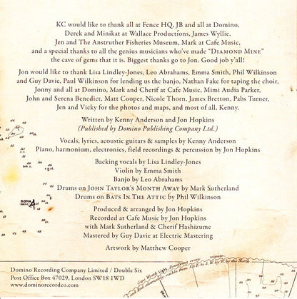 King Creosote & Jon Hopkins : Diamond Mine (CD, Album)