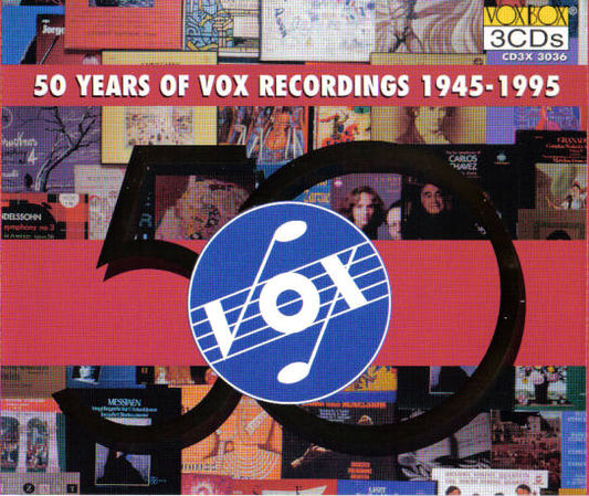 Various : 50 Years Of Vox Recordings 1945-1995 (3xCD, Comp, RM)