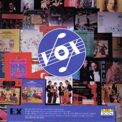 Various : 50 Years Of Vox Recordings 1945-1995 (3xCD, Comp, RM)