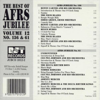 Various : The Best Of AFRS Jubilee, Volume 12 No. 136 & 61 (CD, Comp)