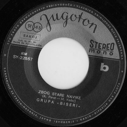 Biseri : Vidim Te U Snu / Zbog Stare Navike (7", Single)