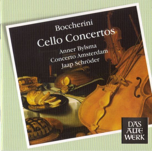 Luigi Boccherini, Anner Bylsma, Concerto Amsterdam, Jaap Schröder : Cello Concertos (CD, RE)