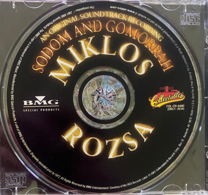 Miklós Rózsa : Sodom And Gomorrah (CD, Album)