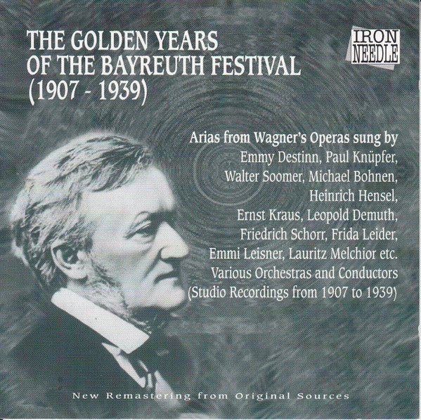 Various, Richard Wagner : The Golden Years Of The Bayreuth Festival (1907-1939) (CD, Comp, Mono, RM)