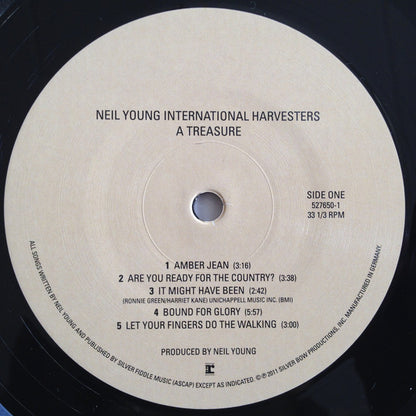 Neil Young / International Harvesters : A Treasure (LP, 180 + LP, S/Sided, Etch, 180 + Album)