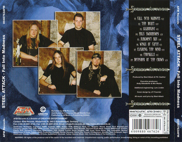 Steel Attack : Fall Into Madness (CD, Album)