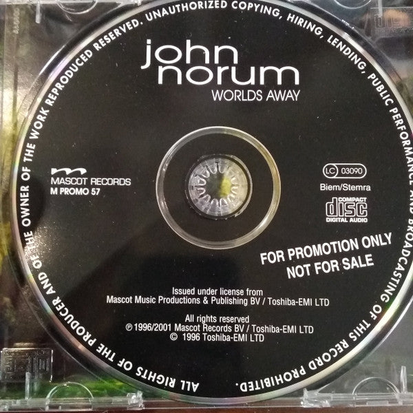 John Norum : Worlds Away (CD, Album, Promo)
