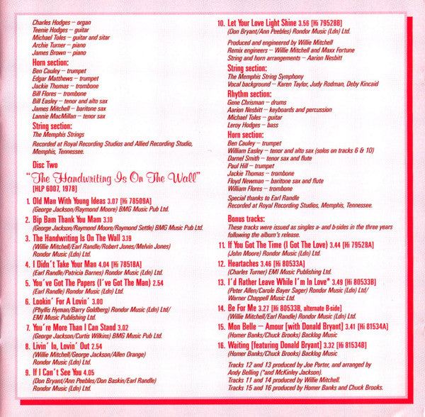 Ann Peebles : The Complete Ann Peebles On Hi Records Volume 2: 1974 - 1981 (2xCD, Comp)