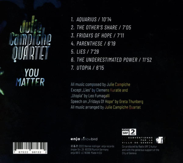 Julie Campiche Quartet : You Matter (CD, Album, Dig)