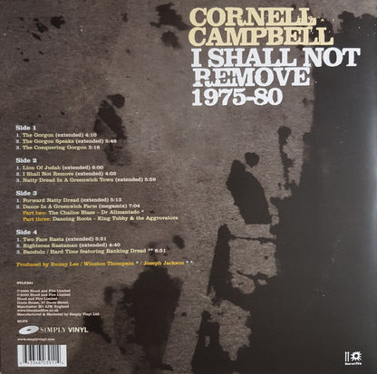 Cornell Campbell : I Shall Not Remove 1975-80 (2xLP, Comp)