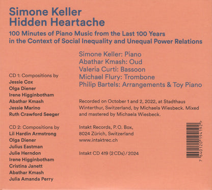 Simone Keller : Hidden Heartache (2xCD, Album)