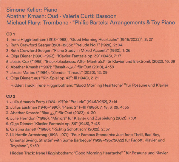 Simone Keller : Hidden Heartache (2xCD, Album)