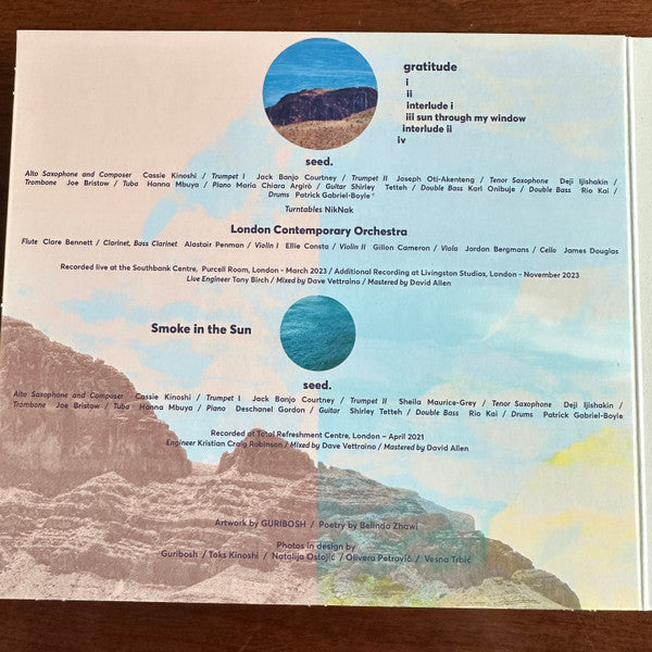 Cassie Kinoshi's Seed.* With NikNak* & London Contemporary Orchestra : Gratitude (CD, Album, Dig)