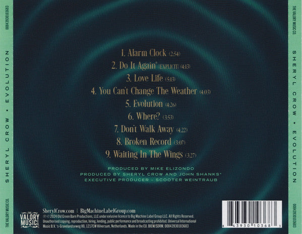 Sheryl Crow : Evolution (CD, Album)