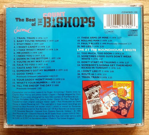 The Count Bishops : The Best Of The Count Bishops (CD, Album, Comp)