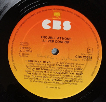 Silver Condor : Trouble At Home (LP)