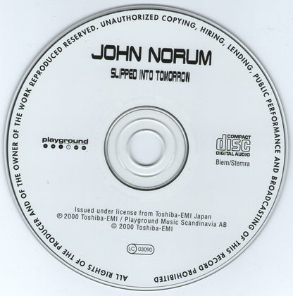 John Norum : Slipped Into Tomorrow (CD, Album)