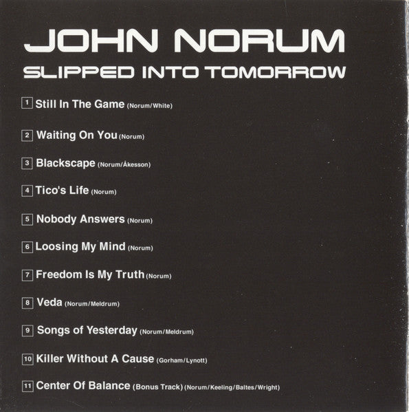 John Norum : Slipped Into Tomorrow (CD, Album)