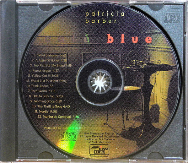 Patricia Barber : Cafe Blue (HDCD, Album, RE, RM, 24K)