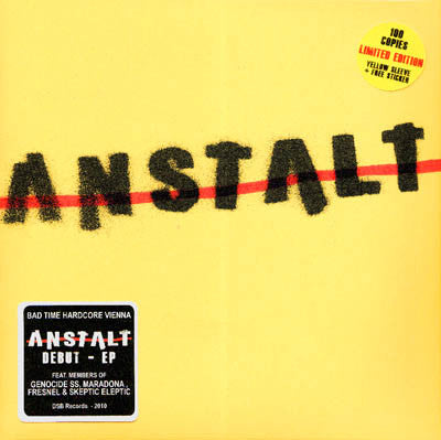 Anstalt (3) : Wars Of Tomorrow (7", EP, Ltd, Num)