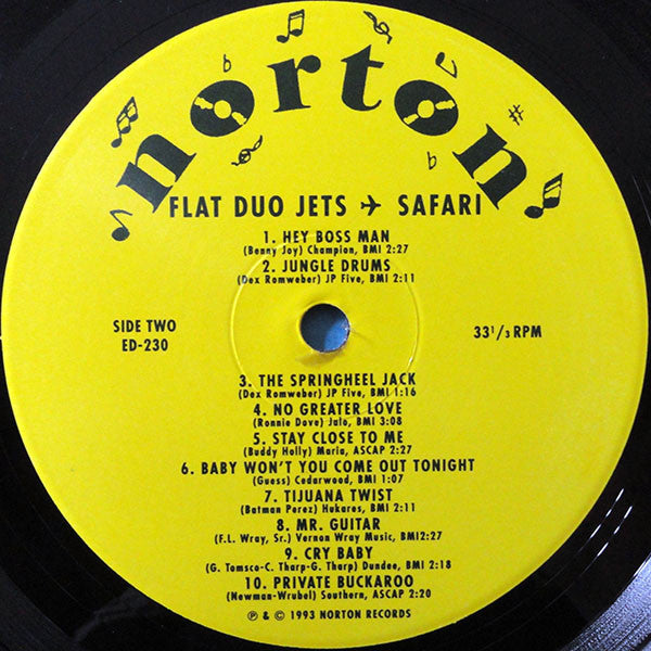 Flat Duo Jets : Safari (LP, Comp)