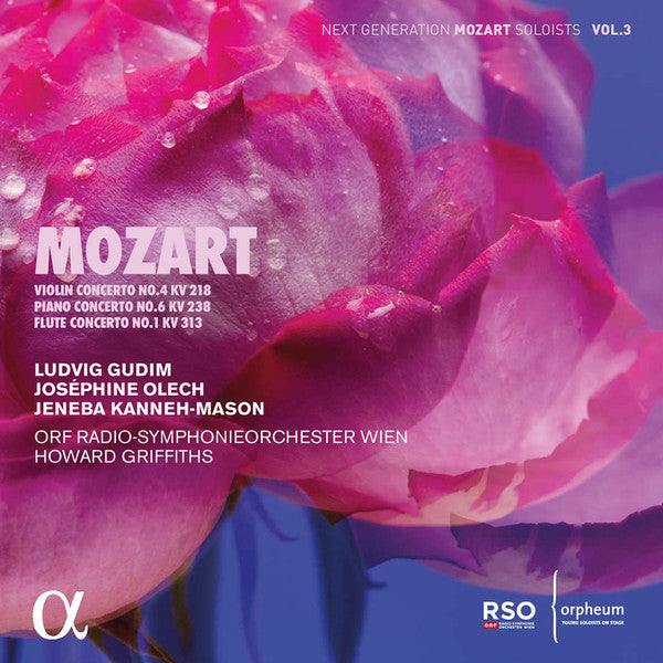 Mozart* – Ludvig Gudim, Joséphine Olech, Jeneba Kanneh-Mason : Violin Concerto No.4 KV 218 / Piano Concerto No.6 KV 238 / Flute Concerto No.1 KV 313 (CD, Album)