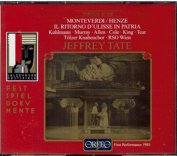 Claudio Monteverdi : Il Ritorno D'Ulisse In Patria -Monteverdi/Henze (3xCD)