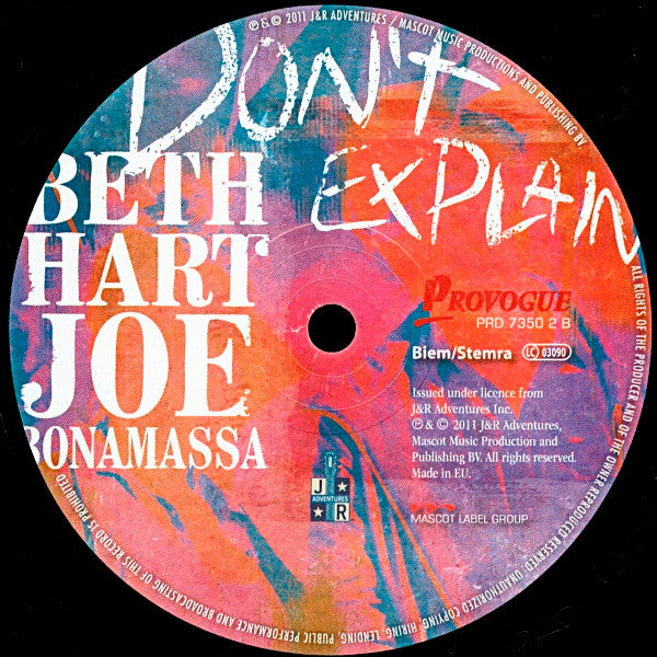 Beth Hart, Joe Bonamassa : Don't Explain (LP, Album)