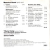 Maurice Ravel - Maria Ewing, City Of Birmingham Symphony Orchestra, Sir Simon Rattle : Shéhérazade · Alborada Del Gracioso · Ma Mère L'Oye · La Valse · L'Éventail De Jeanne: Fanfare · La Vallée Des Cloches (CD, Album)