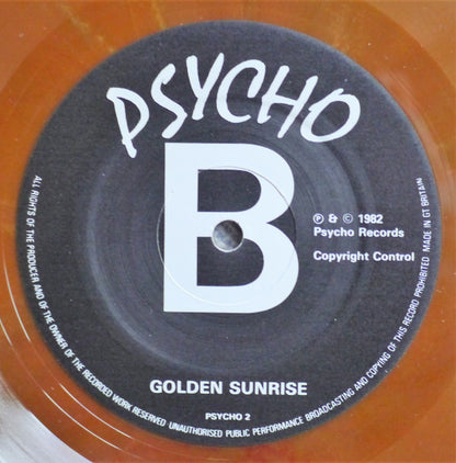 Fire, Water, Air / Ya Ho Wha 13 with Sky Saxon : Golden Sunrise (LP, Album, RE, Col)