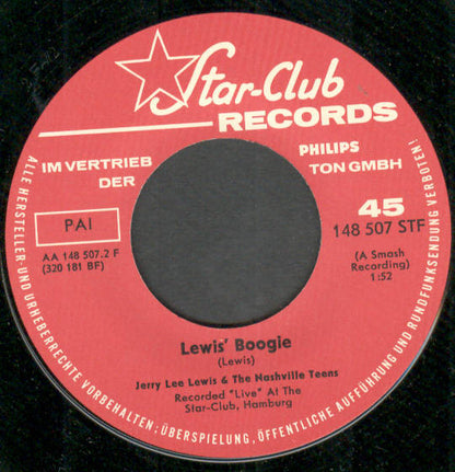 Jerry Lee Lewis & The Nashville Teens : High School Confidential / Lewis' Boogie (7", Single)