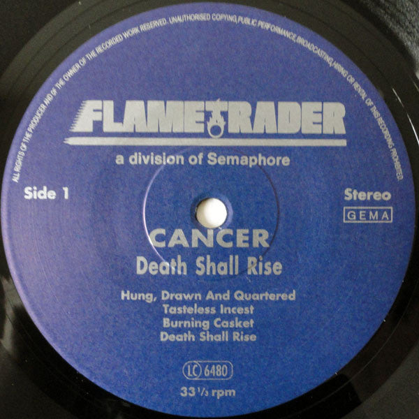Cancer (3) : Death Shall Rise (LP, Album)